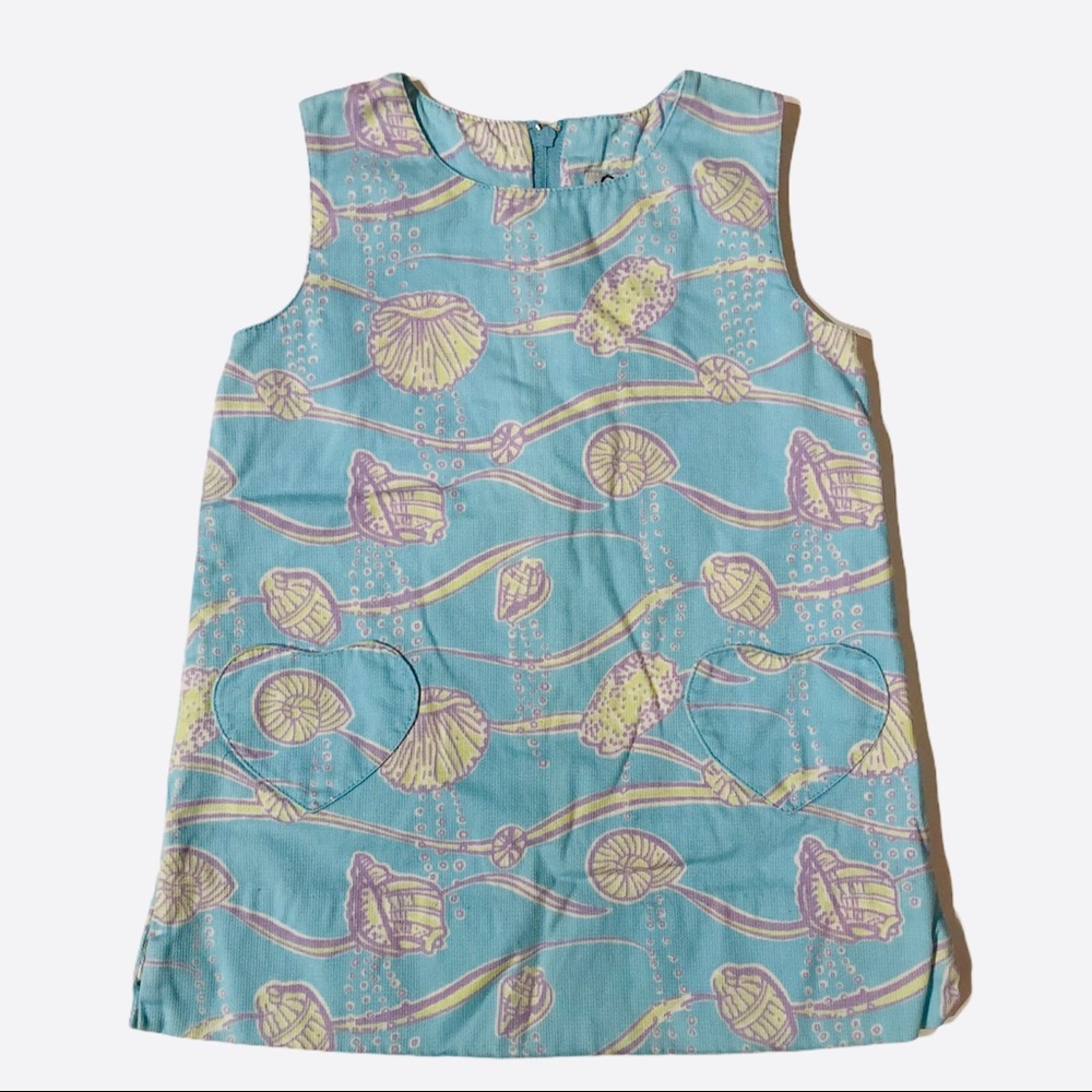 Lilly Pulitzer 4T shift dress jumper shell pockets